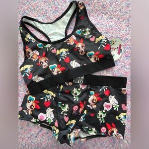 Power Puff, comfortable, 2 Piece Set, Slight Stretch, Fabric